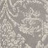 2' X 4' Gray Damask Power Loom Area Rug